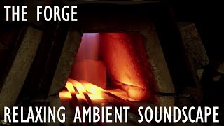 Relaxing Ambient Soundscape  The Forge  Blacksmith Ambience  Metal ClangingStringsAcoustic Bass [upl. by Shyamal]