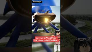 SHIN SONIC ATACA EN LA VIDA REAL sonictapes skibiditoilet [upl. by Noyar734]