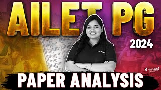 AILET PG 2024 Paper Analysis  AILET PG Expected Cut Off [upl. by Sophy109]