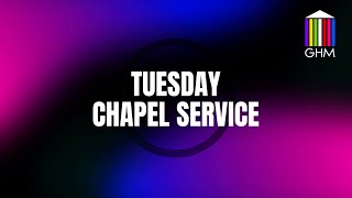 Tuesday Chapel Service  7th November 2023 [upl. by Anoet]