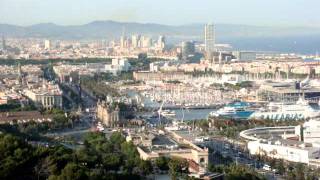 Trafalgar Tours  Panorama of Barcelona Spain MOV03570MPG [upl. by Acemahs]