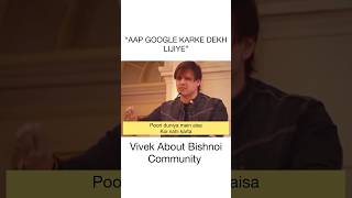 Vivek Oberoi on Bishnoi community and their rituals [upl. by Nixon]