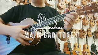 Lanikai MAB Baritone Size Ukulele DGBE Tuning Mahogany Body ukulele101 [upl. by Cacia]