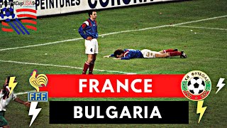 France vs Bulgaria 12 All Goals amp Highlights  1994 World Cup Qualification [upl. by Orimlede]