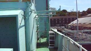 HMS Cavalier WW2 R N Destroyer at chathams historic dock yard [upl. by Kelvin]