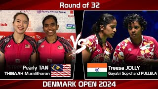 Pearly TAN THINAAH Muralitharan vs JOLLY PULLELA  Denmark Open 2024 Badminton [upl. by Iveson845]