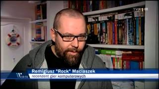 Remigiusz Rock Maciaszek w Wiadomościach TVP1 [upl. by Ahtabbat]