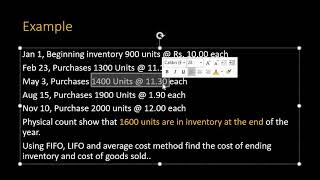 Periodic Inventory SystemLIFO FIFO and Average Cost Method Explained With Example [upl. by Zimmerman]