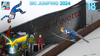 Ski Jumping 2024  Nieoczekiwany obrót spraw w TCS 18 Sezon 2 [upl. by Winfred178]