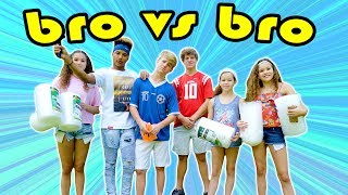 The Bubble Wrap Challenge MattyBRaps vs Josh ft JB amp Haschak Sisters [upl. by Conchita]