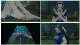 All Attacks Nico Robin  One Piece Odyssey Deutsch [upl. by Sugden]