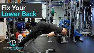 Fix Your Low Back Pain With These Stretches And Exercises Gym and Home [upl. by Zeculon]