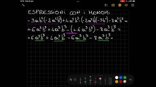 Espressioni con i monomi video 1 [upl. by Scornik]