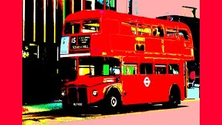 London Routemaster Bus Action Part 2 [upl. by Fredenburg]