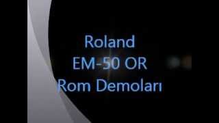 Oriental Percussion  Roland EM50 OR Rom Demo [upl. by Raynold]