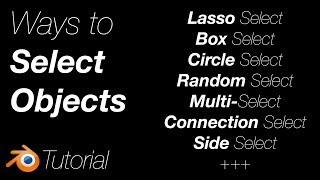 Every Way To Select Objects in Blender [upl. by Alexandro663]