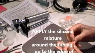 2  5 DIY EARmold for Open Fit RIC Hearing Aids [upl. by Anselma310]