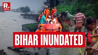 Flood Alert In 13 Districts In Bihar Situation Worsening After Nepal Releases Water [upl. by Lledal]