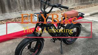 Unboxing Auloor EUYBIKE S4 48V 20Ah Electric Bike with 1000W Motor [upl. by Lasonde]