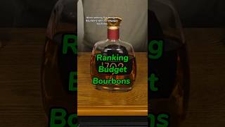 Blind Ranking 5 Budget Bourbons bourbon whiskey [upl. by Annadroj747]