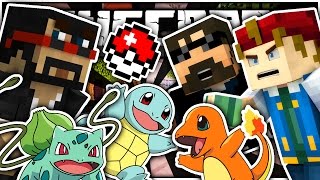 Minecraft  THE STARTER POKÉMON CHALLENGE  Pokemon Craft [upl. by Asert]