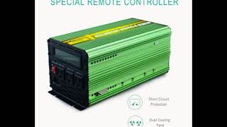 Special Discount on Edecoa 2000W Power Inverter DC 12V to 110V AC with LCD Display and Remote [upl. by Humpage]