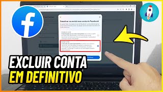 Como EXCLUIR CONTA DO FACEBOOK Pelo PC e Notebook 2024  Atualizado [upl. by Ecinnahs]