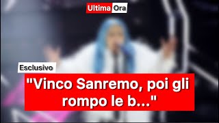 Loredana Bertè quotVinco Sanremo poi gli rompo le bquot [upl. by Dnalloh506]