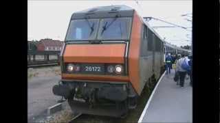 SNCF Sybic BB 26172 and Y 6261 on Motorail duties Calais [upl. by Evans642]