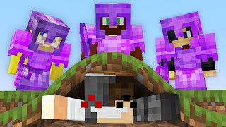 Secretly Cheating in a Minecraft Manhunt [upl. by Akinad]