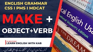 MAKE  OBJECT  VERB  CAUSATIVE VERBS [upl. by Amy]