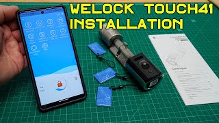 Welock Bedienungsanleitung und Installation 👉 Welock Electronic Smart Door Lock Cylinder Touch41 [upl. by Ateuqram347]