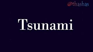 TSUNAMI AHMED CHAWKI SONG LYRICS [upl. by Aillicec985]