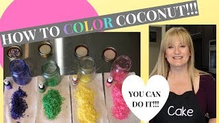 HOW TO COLOR COCONUT l Tutorial [upl. by Johnsten897]