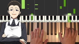 The Promised Neverland  Isabella’s Lullaby Piano Tutorial Lesson [upl. by Pirnot]