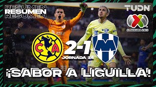 Resumen y goles  América 21 Rayados  CL2023 Liga Mx  J14  TUDN [upl. by Eaner]