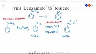 Benzamide to toluene [upl. by Demodena]