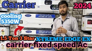 Carrier Latest 15 Ton 3 Star fixed speed AcCarrier non inverter AC 2024 model [upl. by Mur]