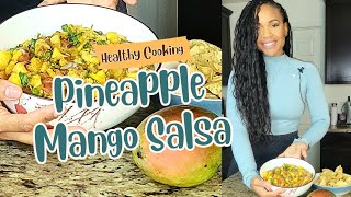 Pineapple Mango Salsa Recipe [upl. by Diamond830]