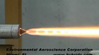 Environmental Aeroscience  Aerospike Nozzle Solid Rocket Motor Static Firing [upl. by Pengelly]