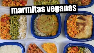 MARMITAS VEGANAS PARA CONGELAR  PLANEJAMENTO PARA 2 SEMANAS  TNM Vegg [upl. by Mikihisa]