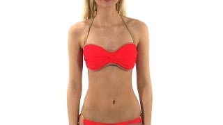 Body Glove Straightaway Molded Cup Twist Bandeau Top  SwimOutletcom [upl. by Ladnyc513]