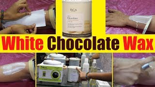 How To Do White Chocolate Waxing At Home  Follow Simple Steps  Parlor Secrets [upl. by Buddie]