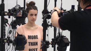 MGSV Character making  Stefanie Joosten as Quiet 3D Scan and Motion Capture [upl. by Tennes5]