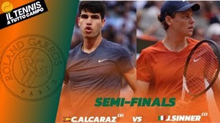 Roland Garros Preview Sinner  Alcaraz Grande Paolini Bolelli e Vavassori a un passo dalla finale [upl. by Perrin]