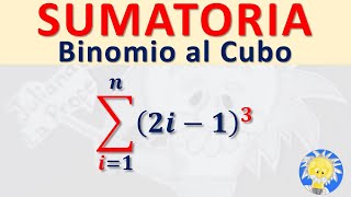 ∑ 👩‍🏫 Sumatoria de un Binomio al Cubo  2i  13  Juliana la Profe [upl. by Ruprecht635]