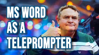 How To Make Microsoft Word Scroll Like a Teleprompter To Record at Your PC [upl. by Cleavland11]