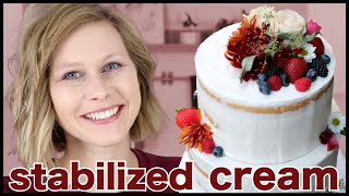 How to Stabilize Whipped Cream  EASY [upl. by Inilahs]