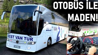 OTOBÜSLER İLE KİRKENES MADEN YOLU  MERCEDES TOURİSMO OTOBÜS KONVOYU  ETS 2 Mod Türkçe T300RS GT [upl. by Obadiah746]