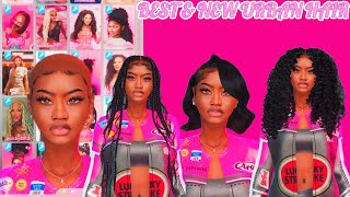 BEST URBAN  BLACK CC HAIR  alpha amp maxis  BY CREATORS 2024  The Sims 4 [upl. by Tiga]